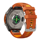 Спортивные часы Garmin fenix 9 Pro, 47 мм, AMOLED, титан, сапфир, силиконовый ремешок цвета «осенний оранжевый»/«оранжевая искра» (с inReach) - фото 7