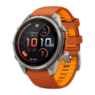 Спортивные часы Garmin fenix 9 Pro, 47 мм, AMOLED, титан, сапфир, силиконовый ремешок цвета «осенний оранжевый»/«оранжевая искра» (с inReach) - фото 2