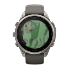Спортивные часы Garmin fenix 9 Pro, 47 мм, Solar, титан, сапфир, силиконовый ремешок цвета «серая галька»/серебристо-серый (с inReach) - фото 12