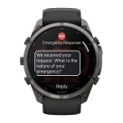 Спортивные часы Garmin fenix 9 Pro, 51 мм, AMOLED, титан с DLC, сапфир, силиконовый ремешок цвета чёрный/«серая галька» (с inReach) - фото 10