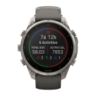 Спортивные часы Garmin fenix 9 Pro, 47 мм, Solar, титан, сапфир, силиконовый ремешок цвета «серая галька»/серебристо-серый (с inReach) - фото 13
