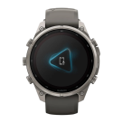 Спортивные часы Garmin fenix 9 Pro, 47 мм, Solar, титан, сапфир, силиконовый ремешок цвета «серая галька»/серебристо-серый (с inReach) - фото 9