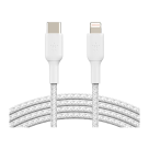 Кабель с оплёткой Belkin BoostCharge USB-C — Lightning (2 м) (CAA004) - фото 4