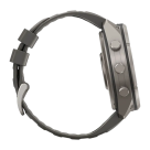 Спортивные часы Garmin fenix 9 Pro, 51 мм, Solar, титан, сапфир, силиконовый ремешок цвета «серая галька»/серебристо-серый (с inReach) - фото 5