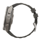 Спортивные часы Garmin fenix 9 Pro, 47 мм, Solar, титан, сапфир, силиконовый ремешок цвета «серая галька»/серебристо-серый (с inReach) - фото 6