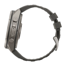 Спортивные часы Garmin fenix 9 Pro, 51 мм, Solar, титан, сапфир, силиконовый ремешок цвета «серая галька»/серебристо-серый (с inReach) - фото 6