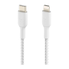 Кабель с оплёткой Belkin BoostCharge USB-C — Lightning (2 м) (CAA004) - фото 2