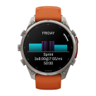 Спортивные часы Garmin fenix 9 Pro, 47 мм, AMOLED, титан, сапфир, силиконовый ремешок цвета «осенний оранжевый»/«оранжевая искра» (с inReach) - фото 10