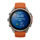 Спортивные часы Garmin fenix 9 Pro, 47 мм, AMOLED, титан, сапфир, силиконовый ремешок цвета «осенний оранжевый»/«оранжевая искра» (с inReach) - фото 11