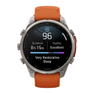 Спортивные часы Garmin fenix 9 Pro, 47 мм, AMOLED, титан, сапфир, силиконовый ремешок цвета «осенний оранжевый»/«оранжевая искра» (с inReach) - фото 12