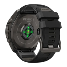 Спортивные часы Garmin fenix 9 Pro, 51 мм, AMOLED, титан с DLC, сапфир, силиконовый ремешок цвета чёрный/«серая галька» (с inReach) - фото 7