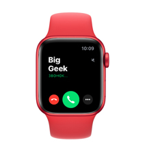 Apple Watch Series 6 GPS, 40mm, корпус из алюминия цвета (PRODUCT)RED, спортивный ремешок цвета «(PRODUCT)RED»