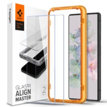 Защитное стекло с установочной рамкой Spigen AlignMaster GLAS.tR для Google Pixel 7 (комплект — 2 шт.)