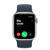 Apple Watch Series 8 GPS, 41mm, корпус из алюминия серебристого цвета, , монобраслет (Solo Loop) цвета «штормовое небо»