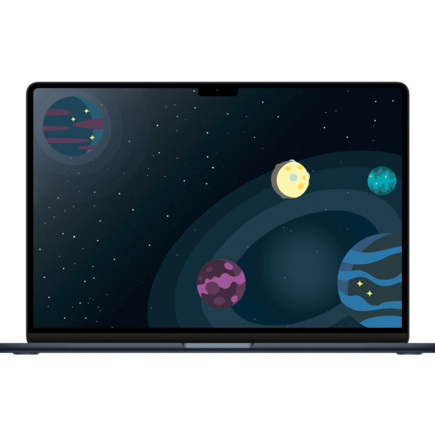 Ноутбук Apple MacBook Air 15" Midnight (M2 8-Core, GPU 10-Core, 16GB, 256GB)
