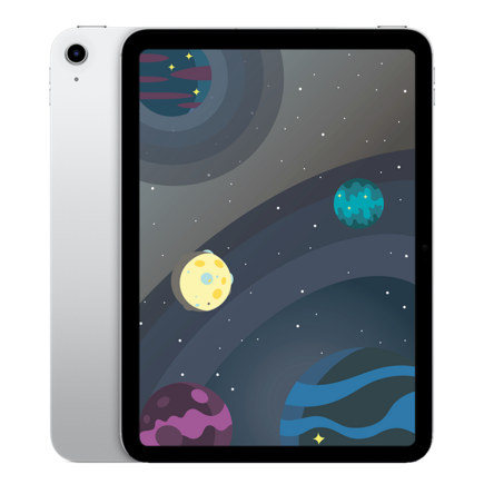 Планшет Apple iPad 10,9", 64 ГБ, Wi-Fi (Серебристый | Silver) (2022)