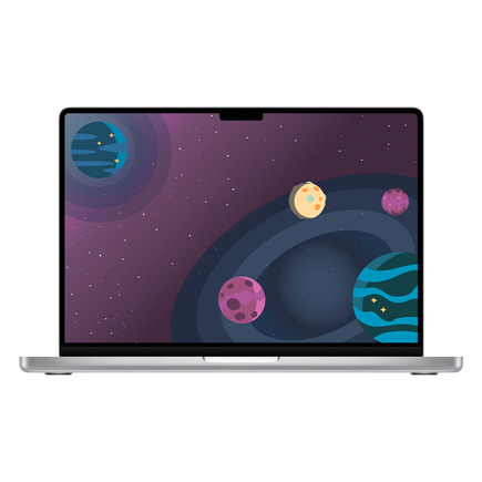 Ноутбук Apple MacBook Pro 14" Silver (M1 Max 10-Core, GPU 32-core, 64GB, 1TB)
