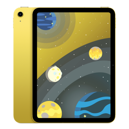 Планшет Apple iPad 10,9", 64 ГБ, Wi-Fi (Жёлтый | Yellow) (2022)