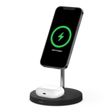 Зарядная станция с поддержкой MagSafe Belkin BoostCharge Pro для iPhone и AirPods Pro (WIZ010, EU)