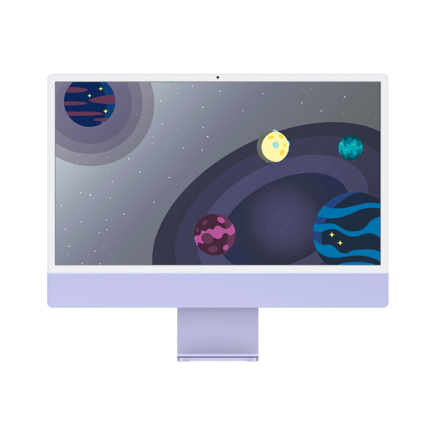 Моноблок Apple iMac 4.5K 24" Purple (M1 8-Core CPU/8-Core GPU, 16GB, 2TB) (2021)