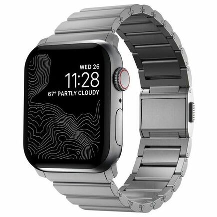 Титановый браслет Nomad для Apple Watch 42, 44, 45 мм, Ultra и Ultra 2