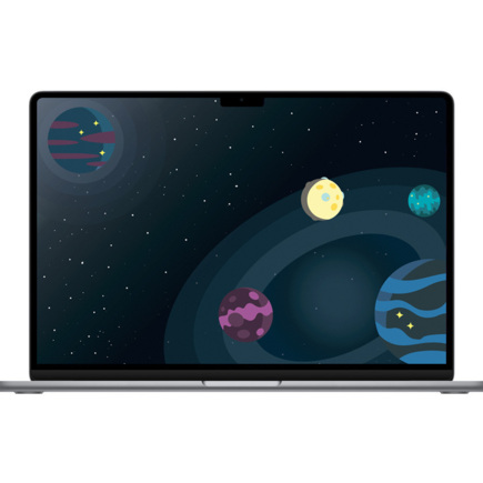 Ноутбук Apple MacBook Air 15" Space Gray (M2 8-Core, GPU 10-Core, 24GB, 1TB)