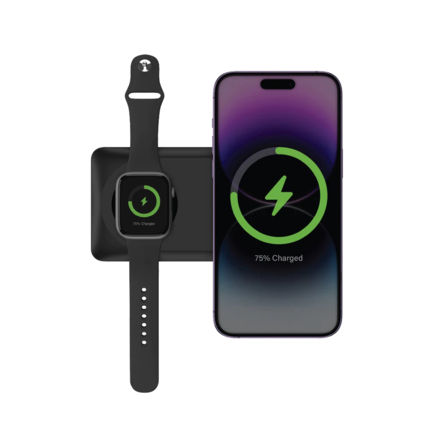 Внешний аккумулятор с поддержкой MagSafe Energea Bazic GoPower Mag с магнитным креплением для Apple Watch 10000 мА·ч