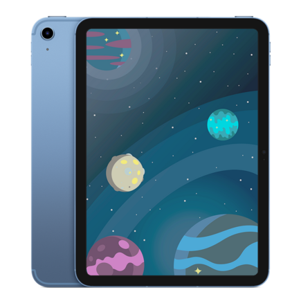 Планшет Apple iPad 10,9", 64 ГБ, Wi-Fi + Cellular (Синий | Blue) (2022)