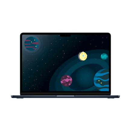 Ноутбук Apple MacBook Air 13" Midnight (M2 8-Core, GPU 8-Core, 16GB, 512GB)