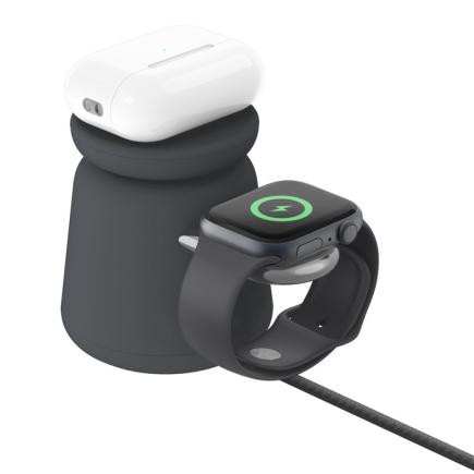 Зарядная станция с поддержкой MagSafe и магнитным креплением для Apple Watch Belkin BoostCharge Pro (WIZ020, UK)