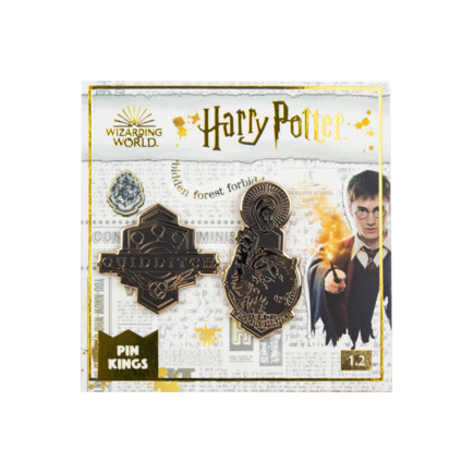 Значок (пин) — набор «Гарри Поттер 1.2: квиддич и Живоглот» Pin Kings (комплект — 2 шт.)
