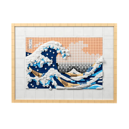Конструктор — гравюра «Большая волна в Канагаве» Хокусая LEGO Art (#31208)
