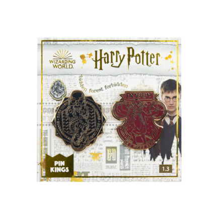 Значок (пин) — набор «Гарри Поттер 1.3: Чёрная метка и Добби» Pin Kings (комплект — 2 шт.)