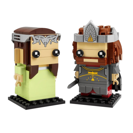Конструктор — Арагорн и Арвен LEGO BrickHeadz The Lord of the Rings (#40632)