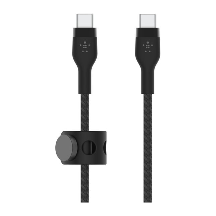 Кабель с оплёткой и ремешком Belkin BoostCharge Pro Flex USB-C (USB 2.0) (2 м) (CAB011)