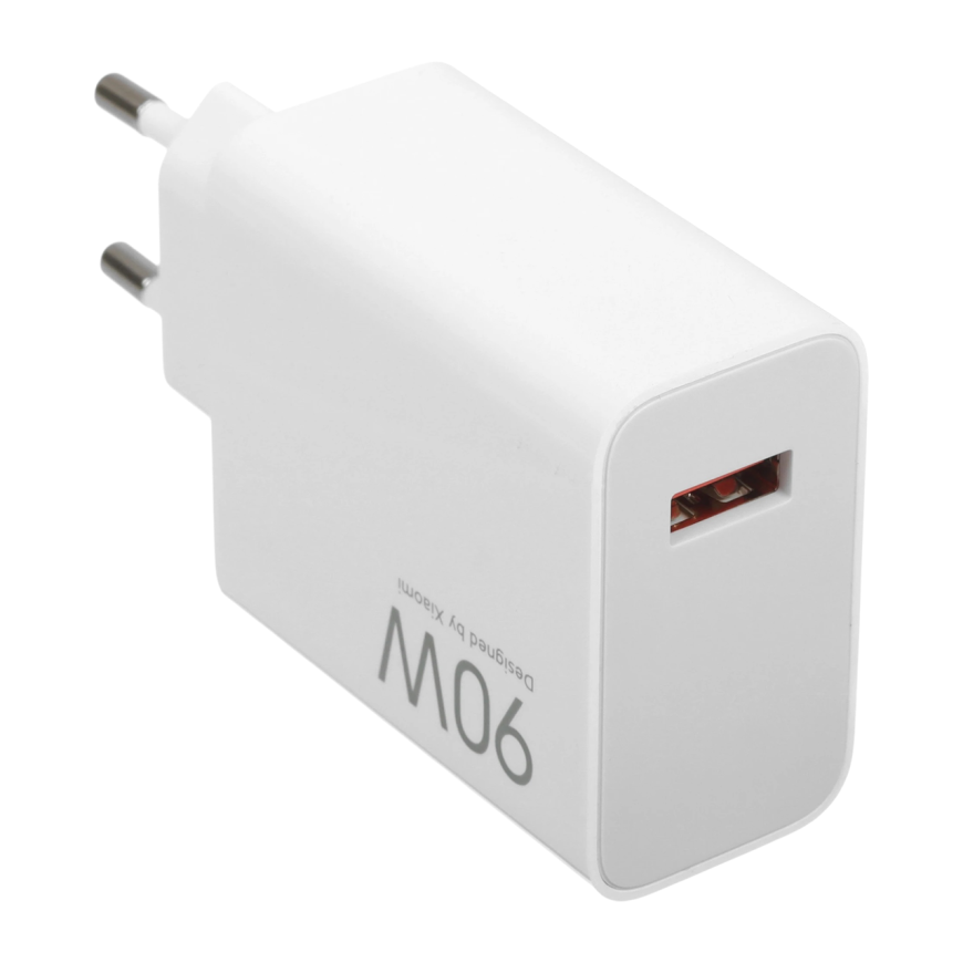 Сетевое зарядное устройство Xiaomi HyperCharge Combo мощностью 90 Вт (USB-A) и кабель USB-A — USB-C (1 м) (версия Global)