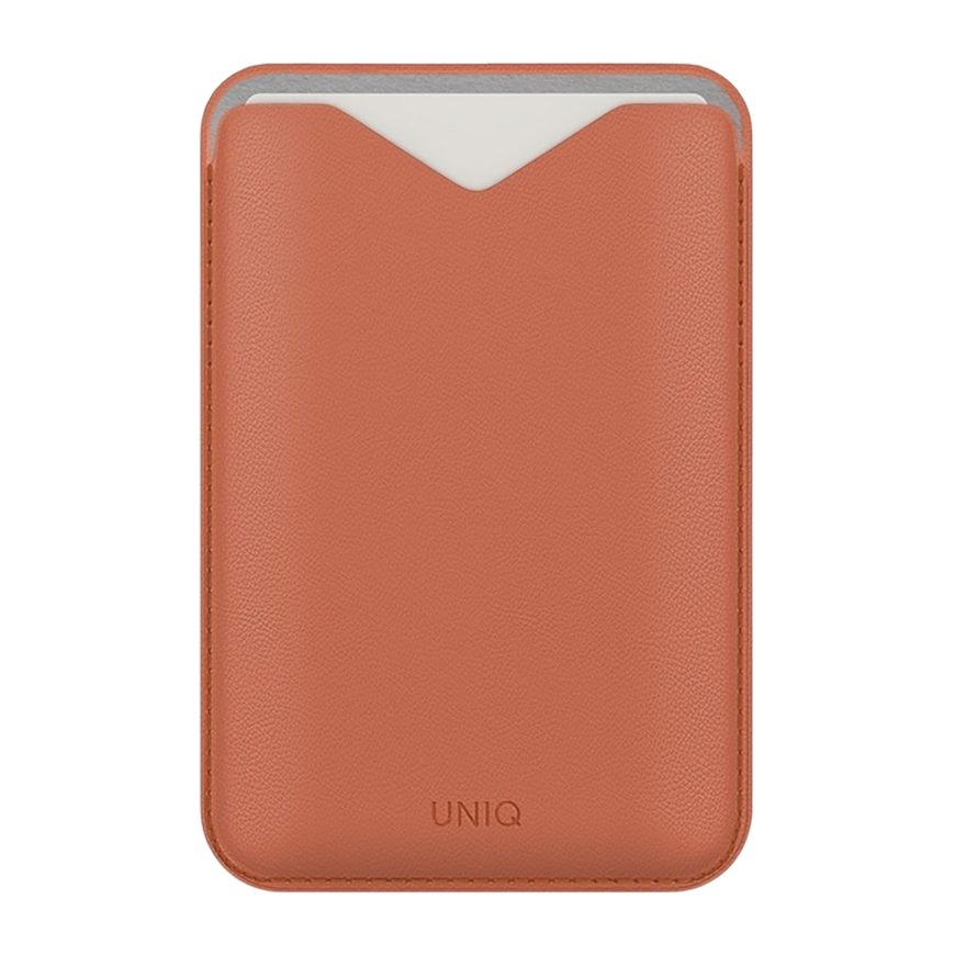 Кожаный чехол-бумажник MagSafe с подставкой Uniq Lyden Evo
