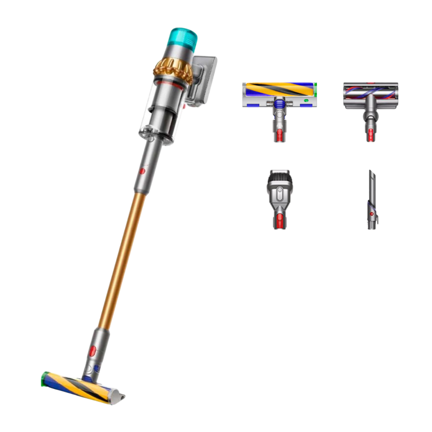 Беспроводной вертикальный пылесос Dyson V15 Detect Absolute (SV47) (Золотой/Золотой | Gold/Gold) (2023)
