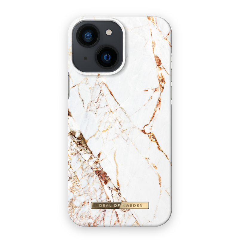 Пластиковый чехол IDEAL OF SWEDEN Printed Case Carrara Gold для iPhone 13 mini