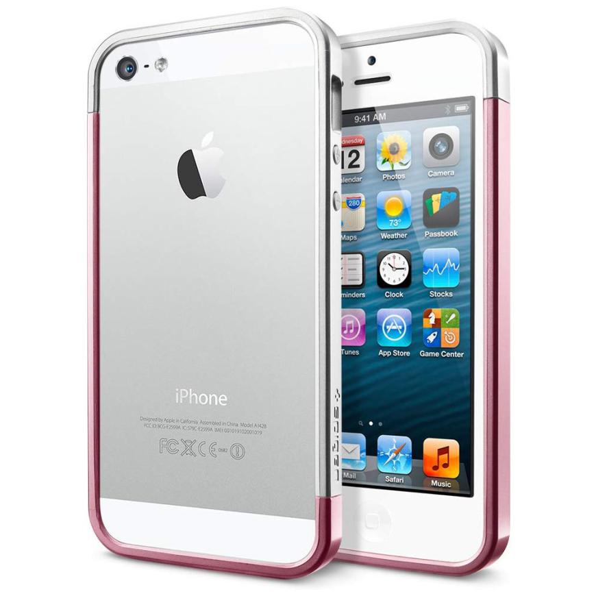 Бампер Spigen Linear EX Slim Metal для iPhone 5, 5S и SE (1-го поколения, 2016)