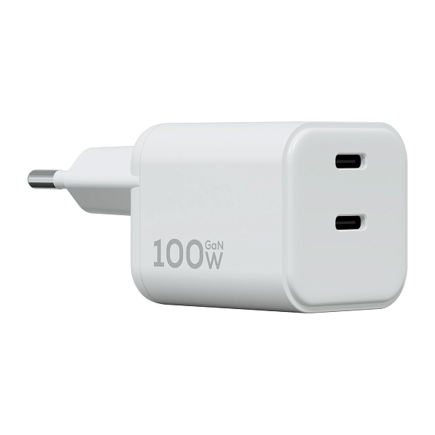 Сетевое зарядное устройство Magssory Nano Pro мощностью 100 Вт (2 USB-C) (GaN)