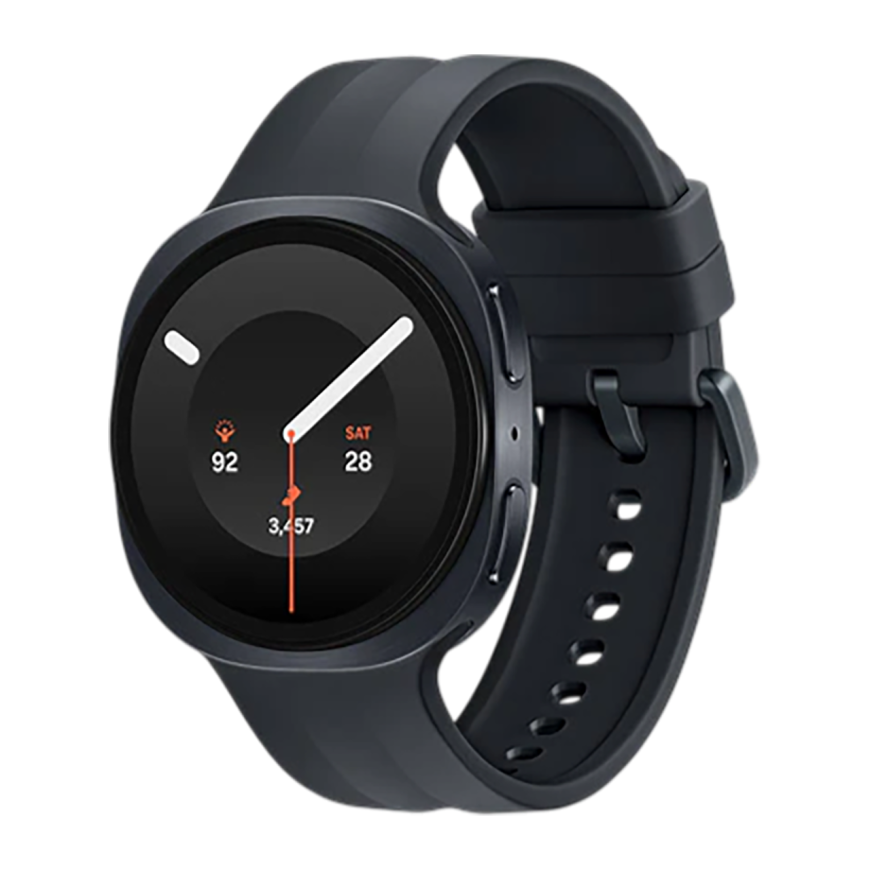 Умные часы Samsung Galaxy Watch9, 40 мм, Bluetooth/Wi-Fi, алюминий графитового цвета, чёрный ремешок