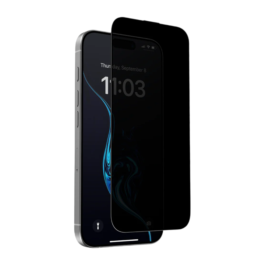 Глянцевое защитное стекло с фильтром конфиденциальности Benks Ultra Shield Privacy для iPhone 17 Pro Max