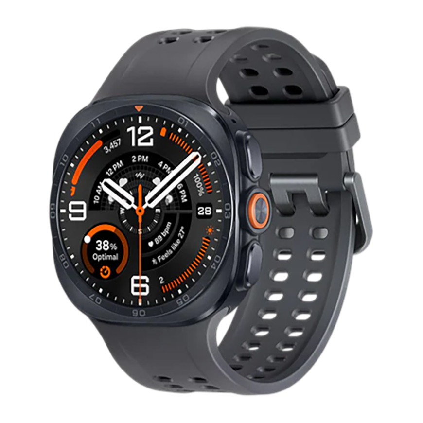 Умные часы Samsung Galaxy Watch Ultra2, 47 мм, Titanium Grey, ремешок Marine чёрного цвета (2026)