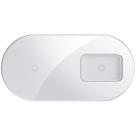 Двойное беспроводное зарядное устройство Baseus Simple BS-W508 для iPhone и AirPods Pro - фото 8