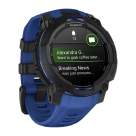 Спортивные часы Garmin Instinct 3, 45 мм, AMOLED, силиконовый ремешок цвета «синий/чёрный» - фото 11