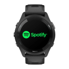 Спортивные часы Garmin Forerunner 265, 46 мм, силиконовый ремешок цвета чёрный/«серая пудра»