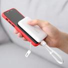 Плоский кабель-брелок ROCK S3 Lightning/USB-A (0,14 м, 2,4 А) - фото 4