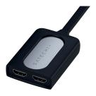 Переходник Satechi USB-C — 2 HDMI 2.0, USB-C - фото 3