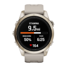 Спортивные часы Garmin epix Pro (Gen 2) Sapphire Edition, 42 мм, светло-песочный силиконовый ремешок - фото 10